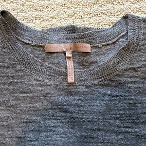 Halston Heritage Gray Women's Crewneck Sweater